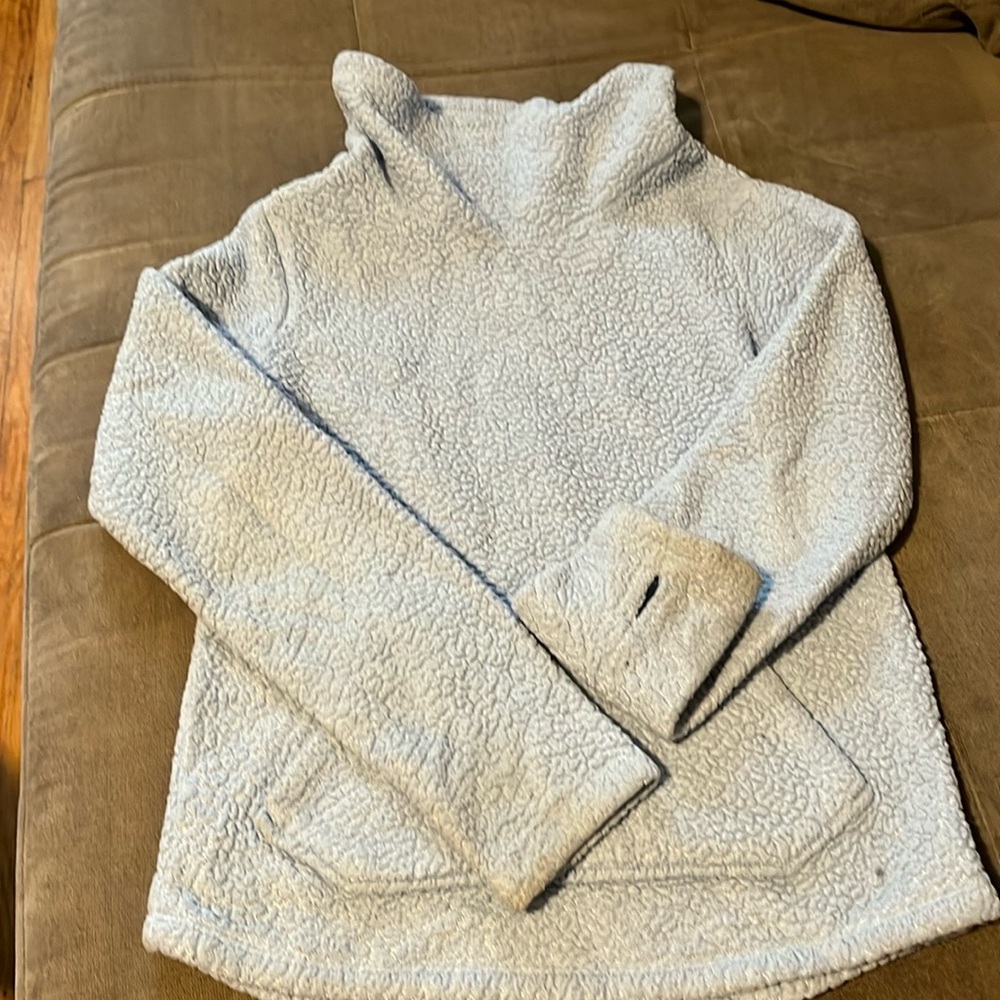 Sherpa style sweatshirt